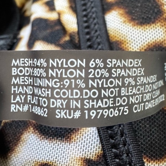 Torrid Animal Print swim dress built in bra 2X D/DD - Picture 11 of 11